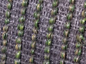 turf fibers close up