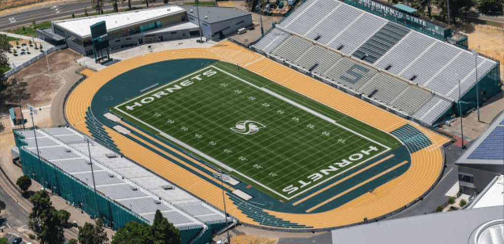 Sacramento state turf field for sports