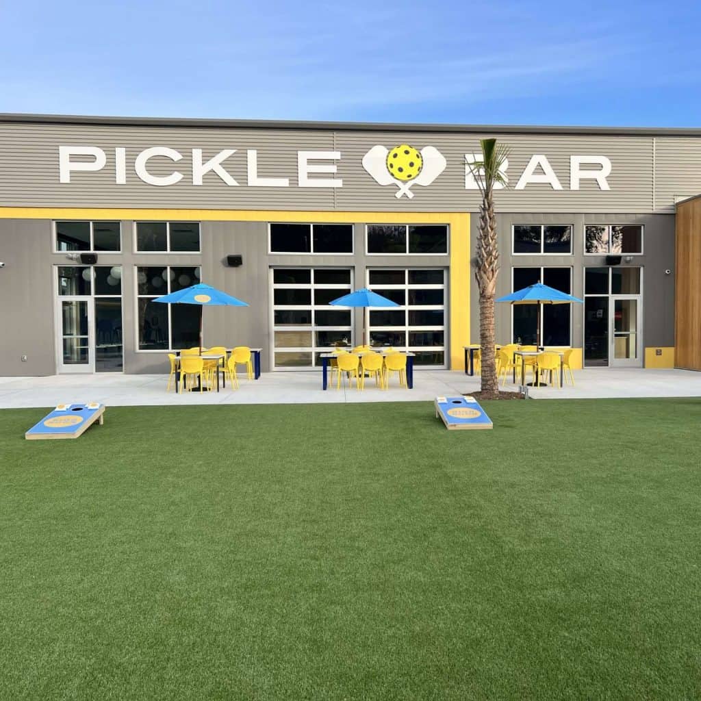 artificial turf pickle bar