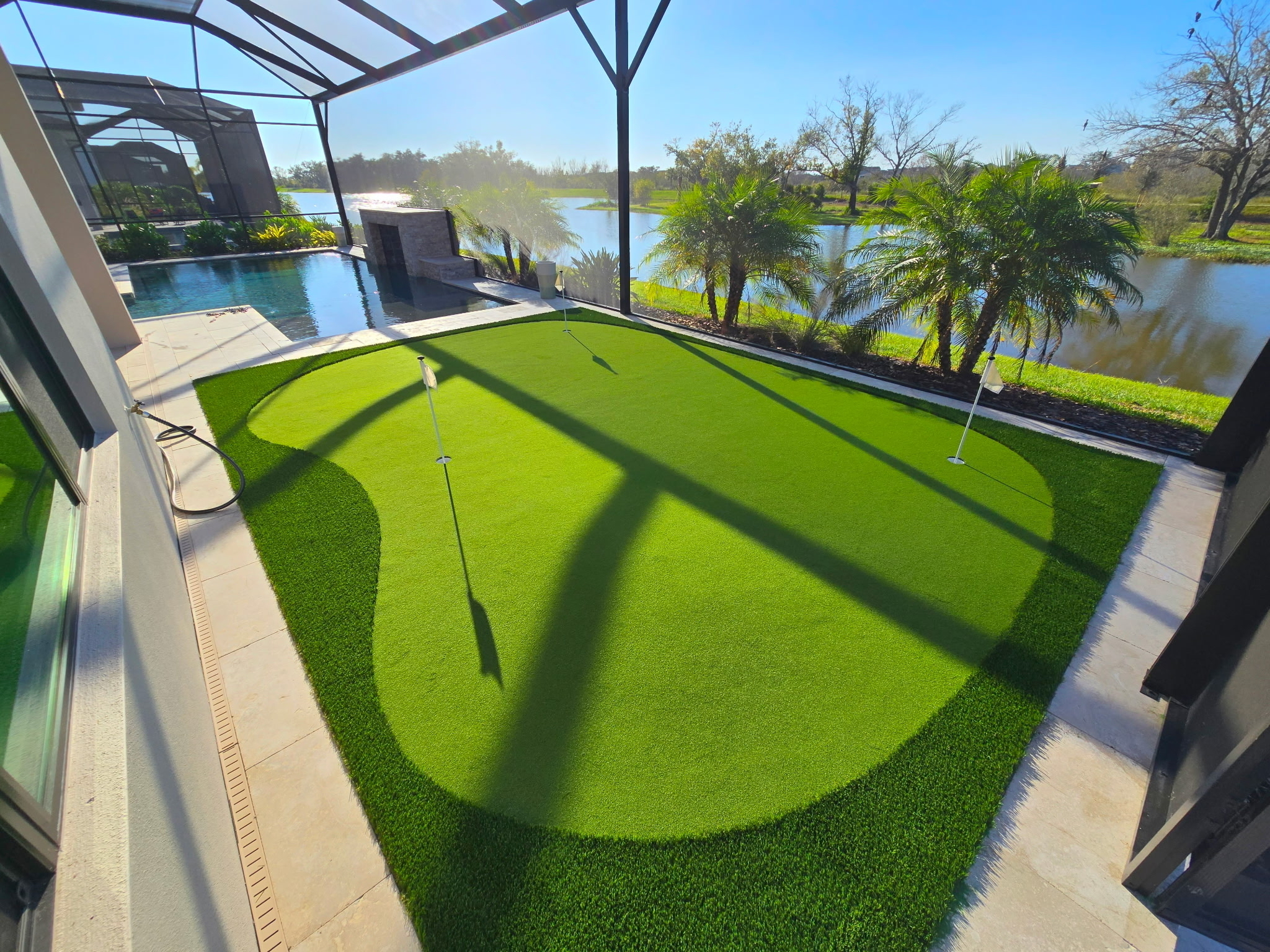 Florida putting green