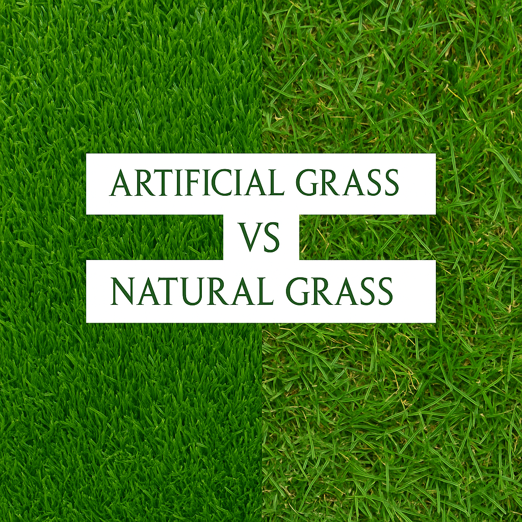 Artificial grass vs natural grass