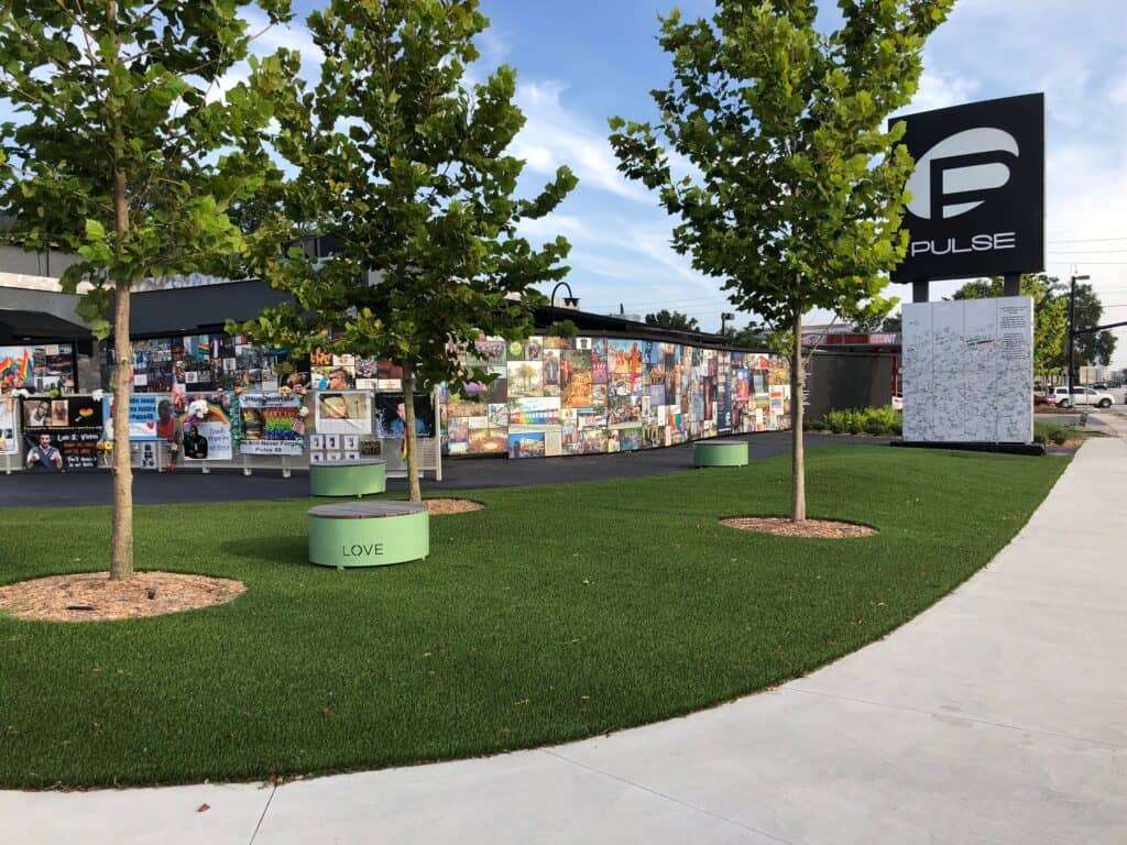 Artificial Turf at Commercial business