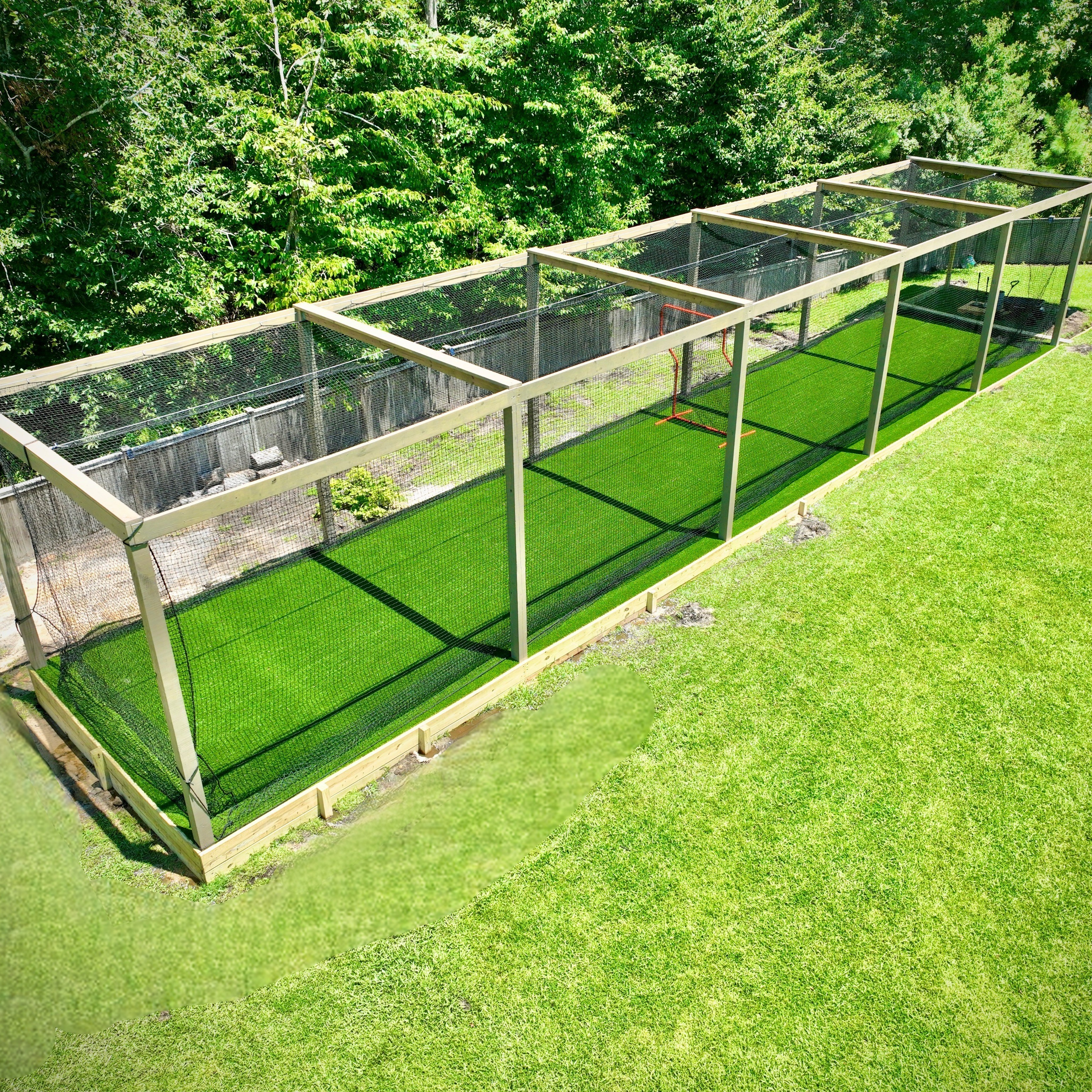 artificial turf batting cage