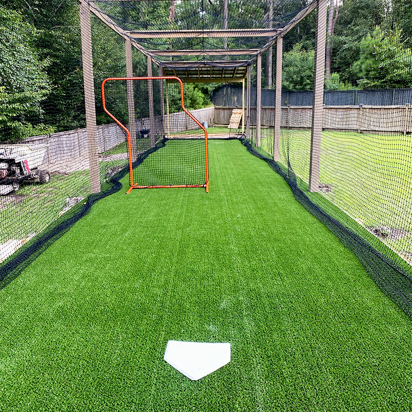 artificial turf batting cage