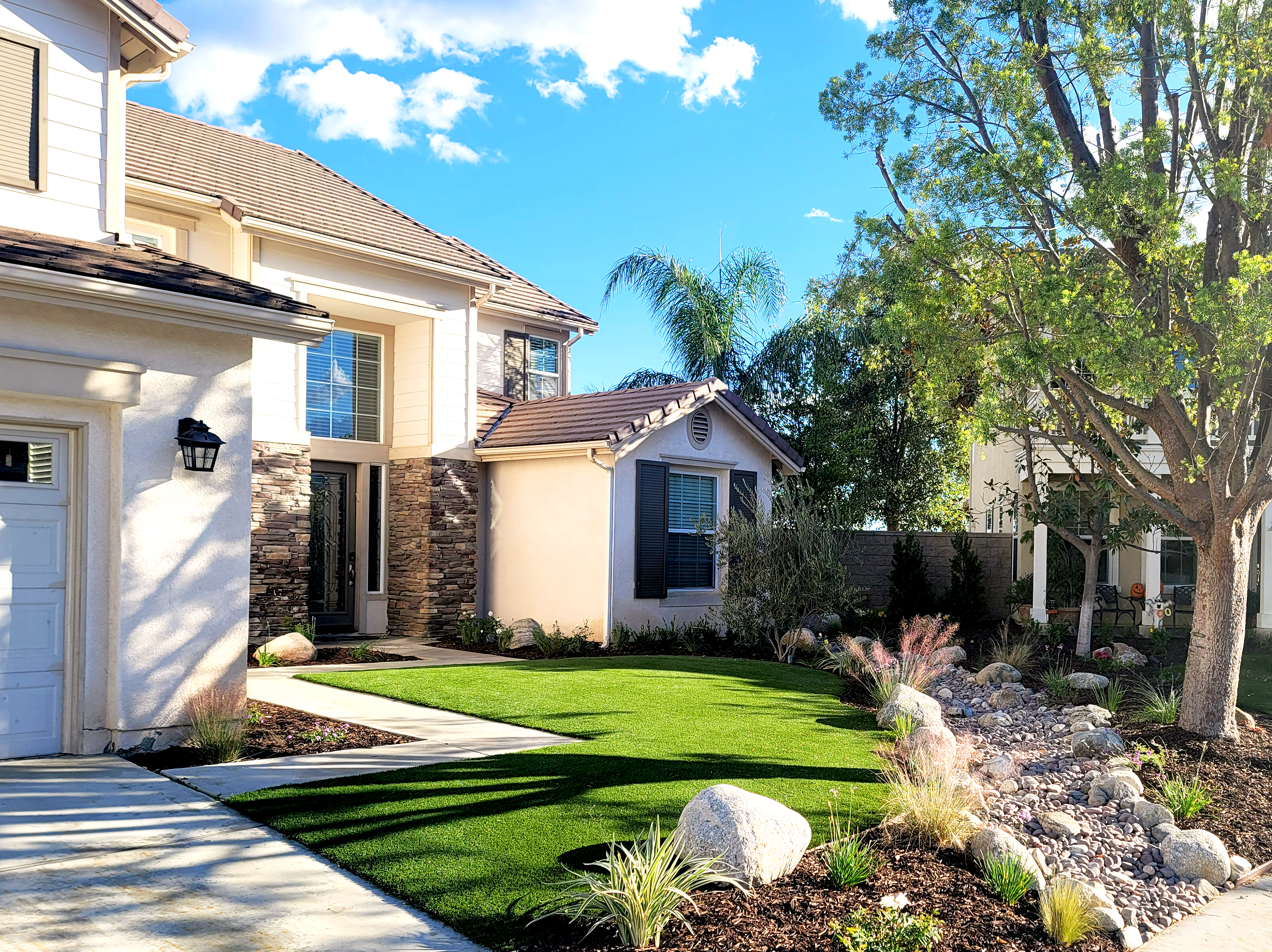 artificial grass front yard