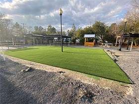 Commercial artificial lawn in Charleston, SC