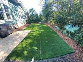 Charleston pet friendly synthetic lawn