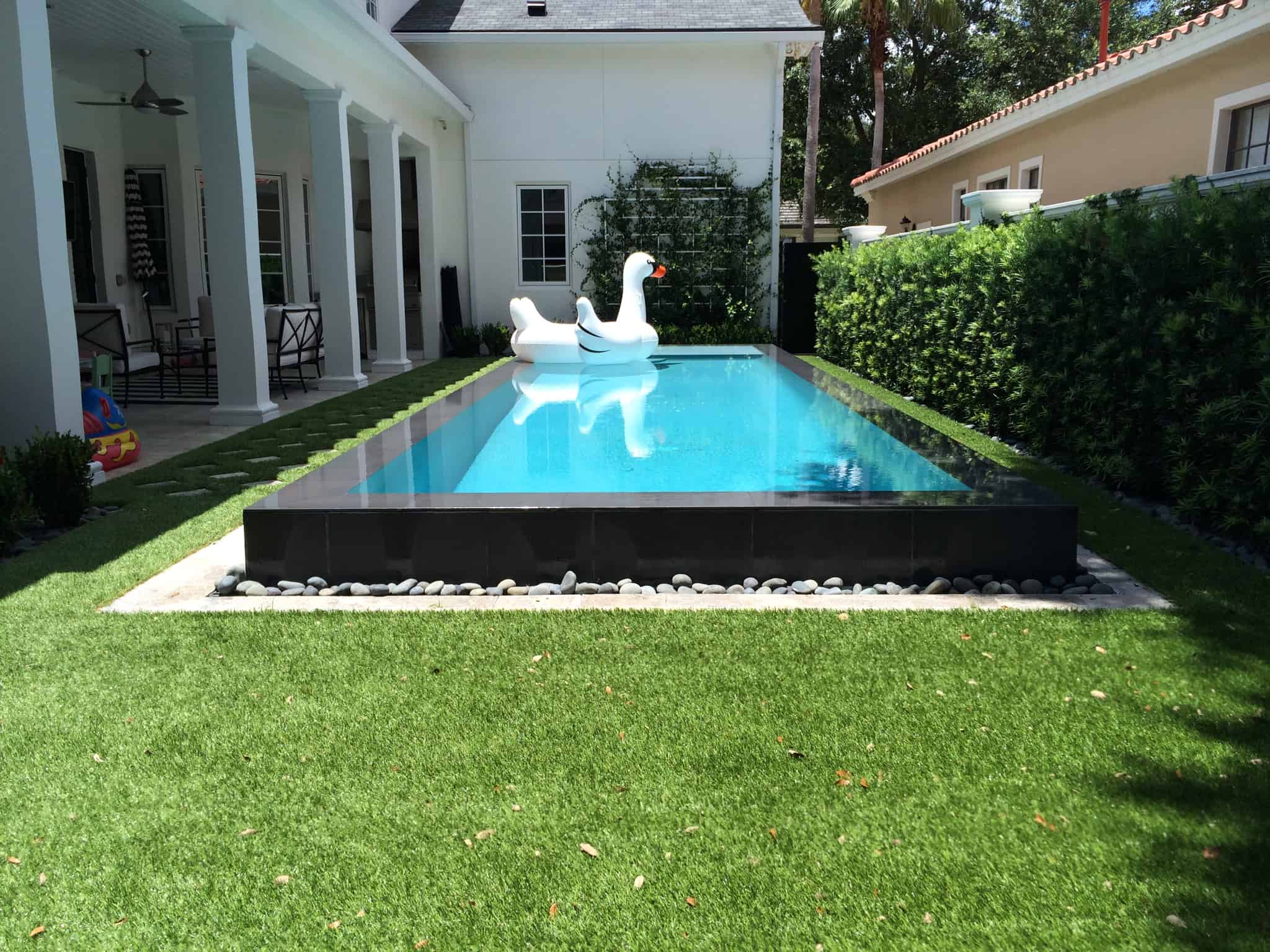 Artificial Grass Around Pool - ProGreen