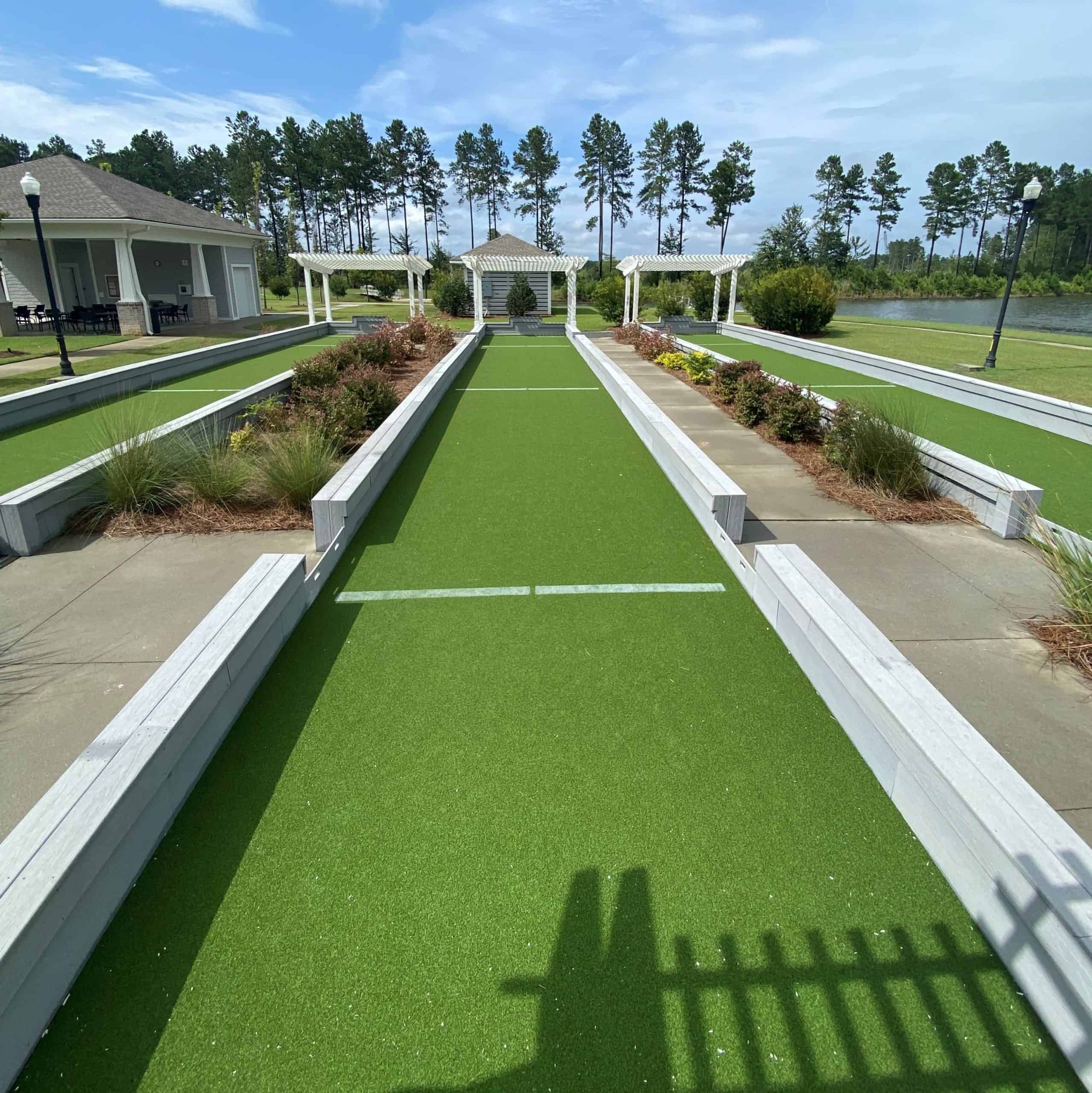 Turf Bocce Ball Court