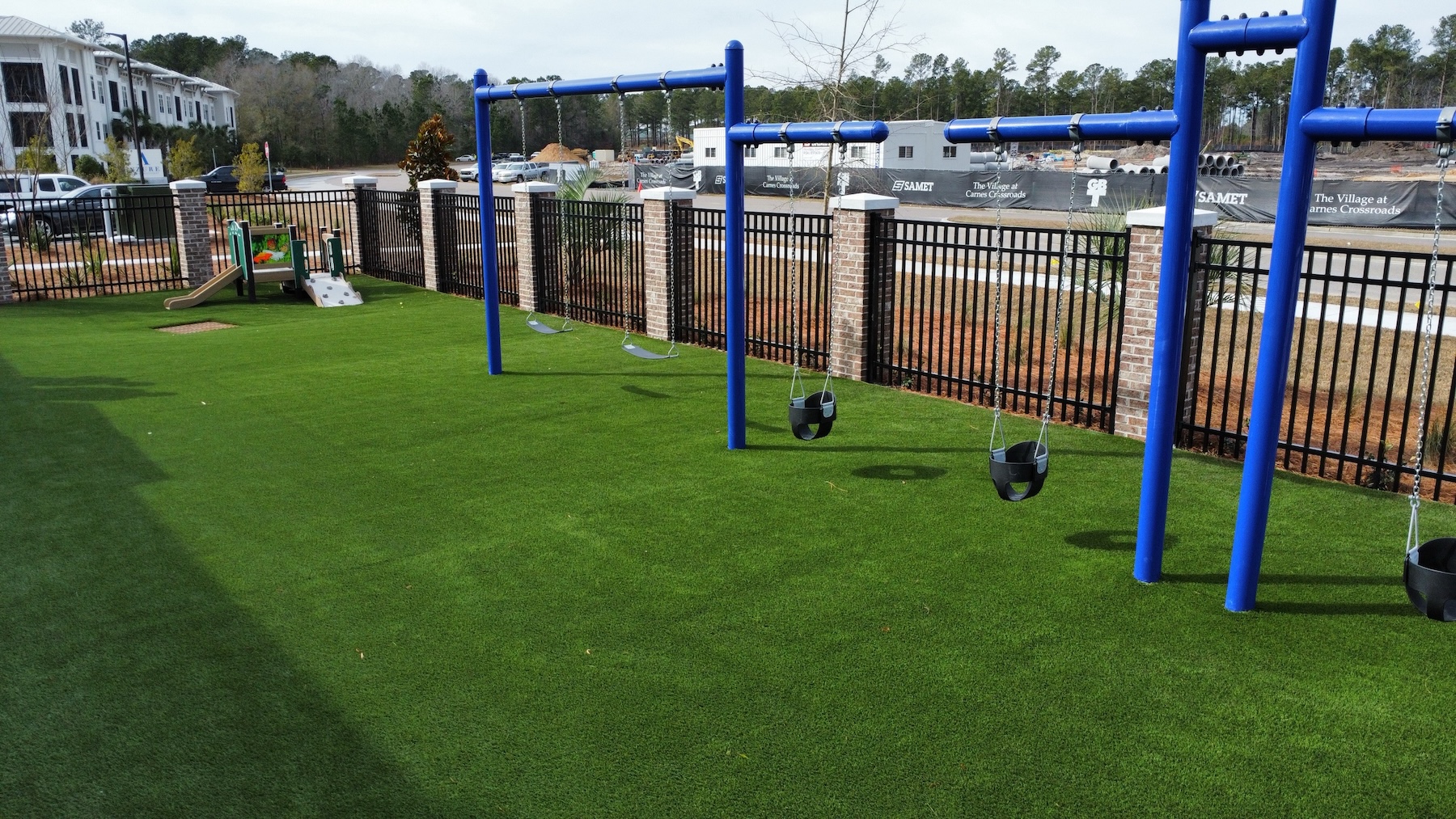 Goose Creek Charleston Playground with artificial turf